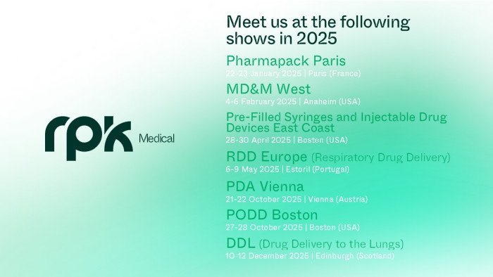 RPK Medical Drug Delivery Trade Shows 2025