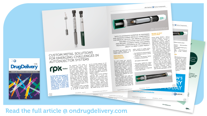RPK Medical in On DrugDelivery Magazine